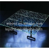 transparent glass led display/glass with led lights