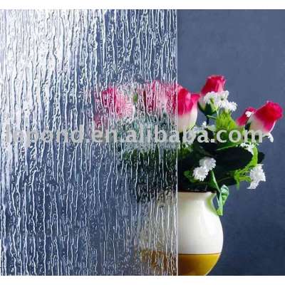 High quality rain patterned glass